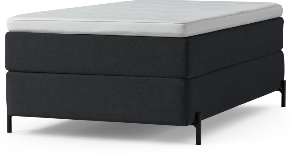 Delux Exclusive - Kontinentalsäng, enkelsäng 120 cm med bäddmadrass och sängben