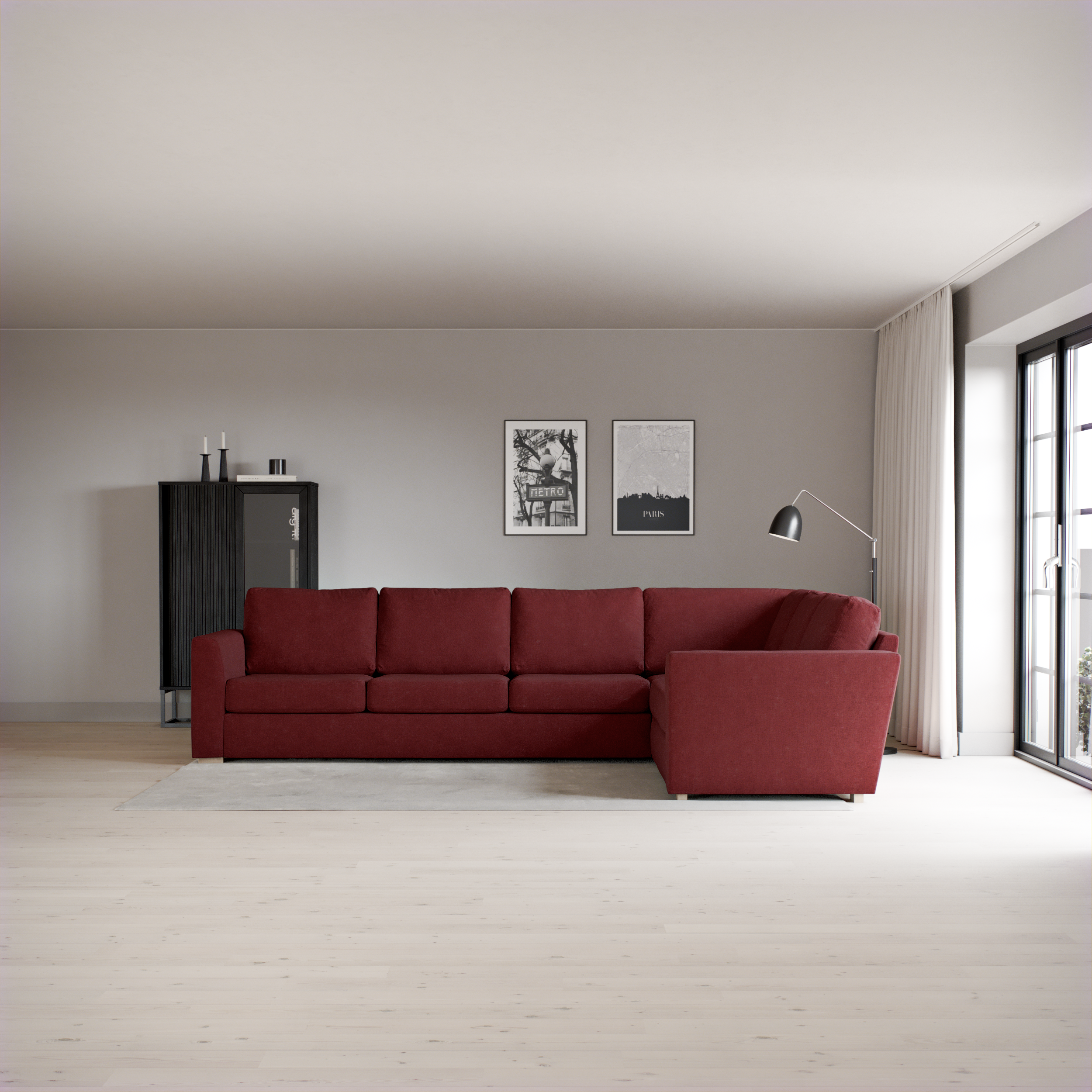 Friday, Hörnsoffa, 3+2-sits