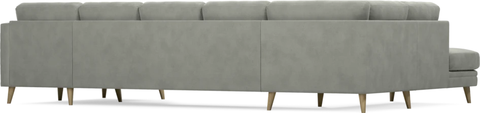 Eden - 3-sits soffa med divan vänster och schäslong höger - Grå