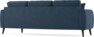 Eden - 3-sits soffa svängd - Blå