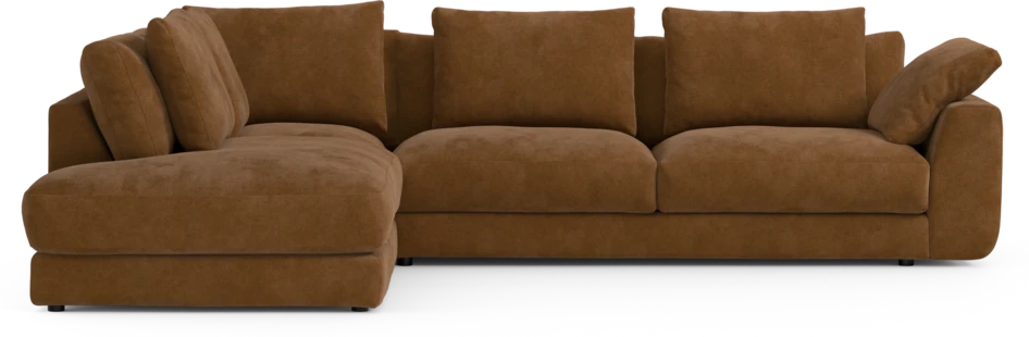 Amie - 3-sits med divan vänster - Orange