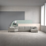 Nevada - 3-sits soffa med cosy hörn vänster och divan höger - Beige