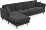 Eden - 3-sits soffa med schäslong - Grå