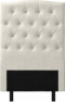 Delux Välvd - Sänggavel, 90-210 cm - Beige