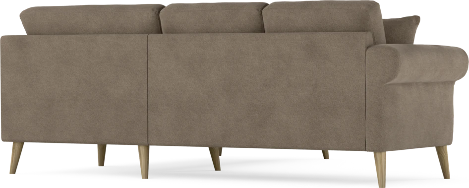 Eden - Hörnsoffa, 2+2-sits - Brun