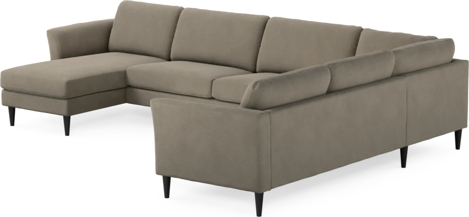 Bridge - Hörnsoffa, 3+2-sits med schäslong vänster - Beige