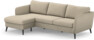 County - 3-sits soffa med flyttbar schäslong - Beige
