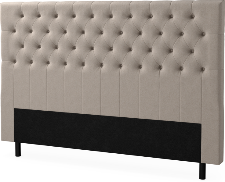 Delux Pikerad XL - Sänggavel, 90-210 cm - Beige