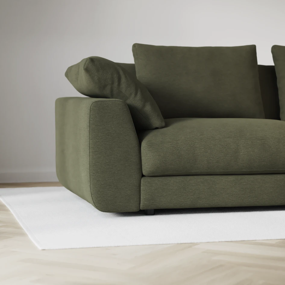 Amie - Bäddsoffa 4-sits - Grön