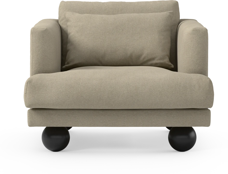 Harper - Fåtölj, 75 cm - Beige