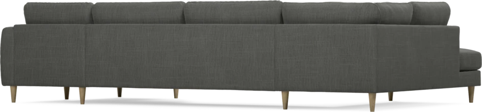 Bridge - 3-sits soffa med divan vänster och schäslong höger - Grå