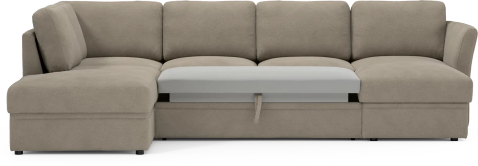 Öland - Bäddsoffa med divan vänster och schäslong höger - Beige