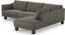 Madison Lux - 3-sits soffa med divan höger - Grå
