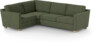 Friday - Hörnsoffa, 1,5+2,5-sits - Grön