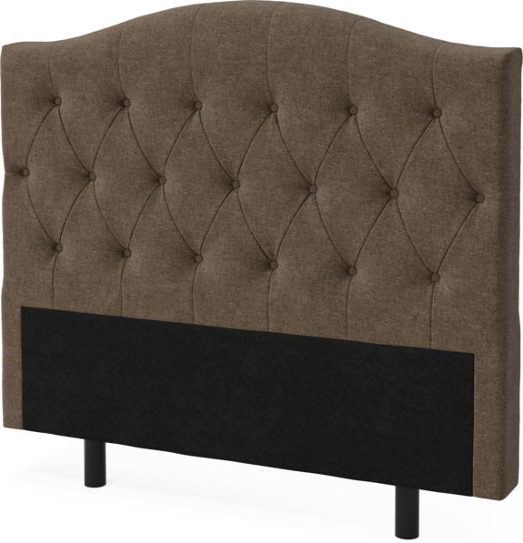 Queen - Sänggavel låg, 90-210 cm - Brun