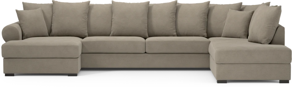 Town - 3-sits soffa med divan höger och schäslong vänster - Beige