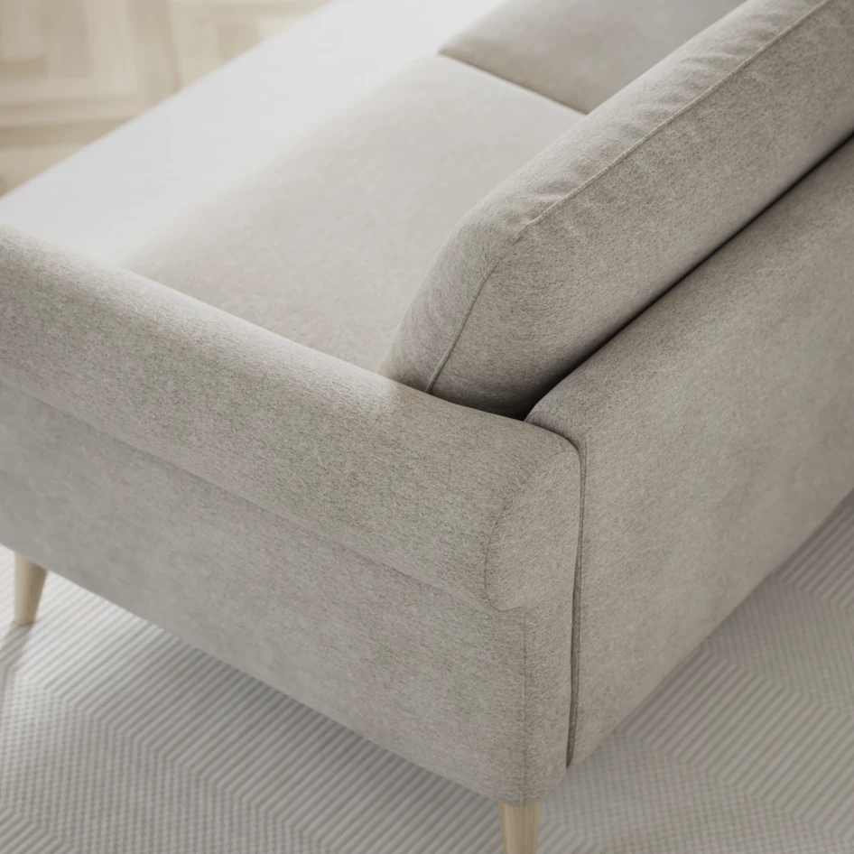 Bridge - 3-sits soffa med divan vänster och schäslong höger - Grå