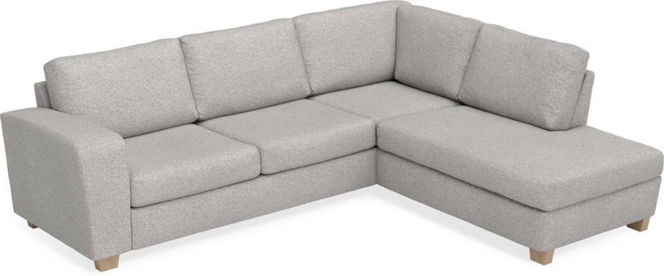 Friday - 2,5-sits soffa med divan höger - Vit