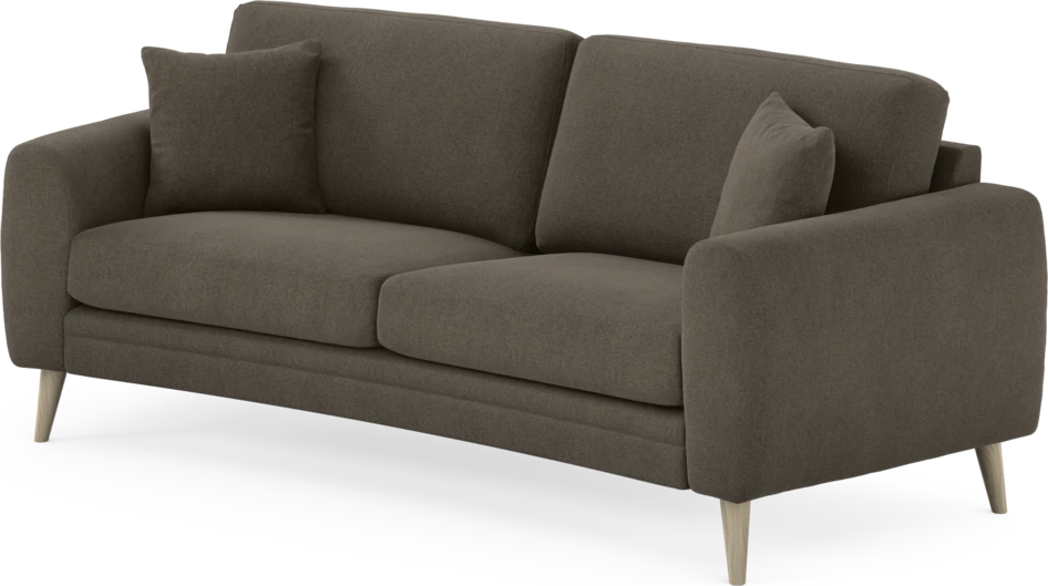 Eden - 2,5-sits soffa svängd - Brun