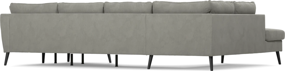 County - 3-sits soffa med divan vänster och schäslong höger - Grå