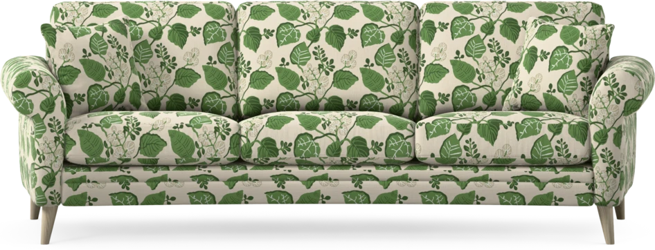 Eden - 3-sits soffa svängd - Flerfärgad