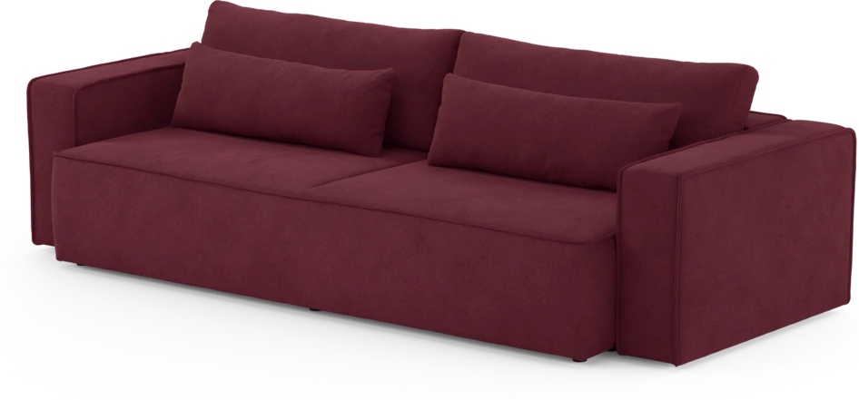 Ide - Bäddsoffa 4-sits - Röd