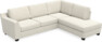 Friday - 2,5-sits soffa med divan höger - Vit