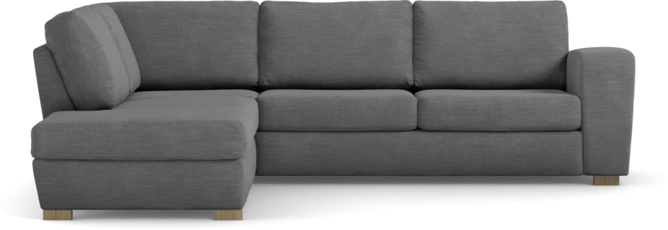 Friday - 2,5-sits soffa med divan vänster - Grå