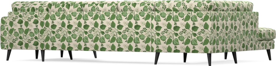 Eden - 3-sits soffa med divan vänster och schäslong höger - Flerfärgad