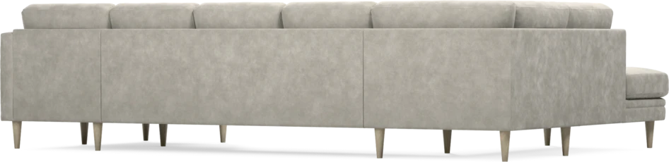 Eden - 3-sits soffa med divan vänster och schäslong höger - Grå