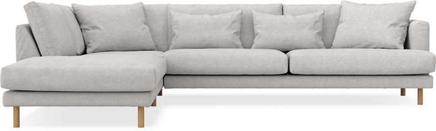 Harper - 3-sits soffa med divan vänster - Grå