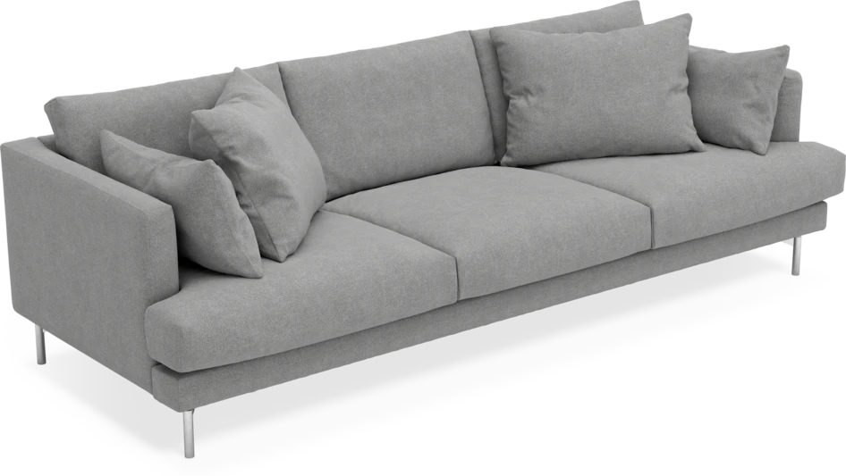Harper - 4-sits soffa - Grå
