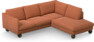 Madison Lux - 2-sits soffa med divan höger - Orange