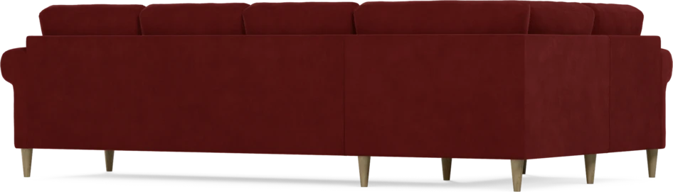Eden - Hörnsoffa, 1+3-sits - Röd