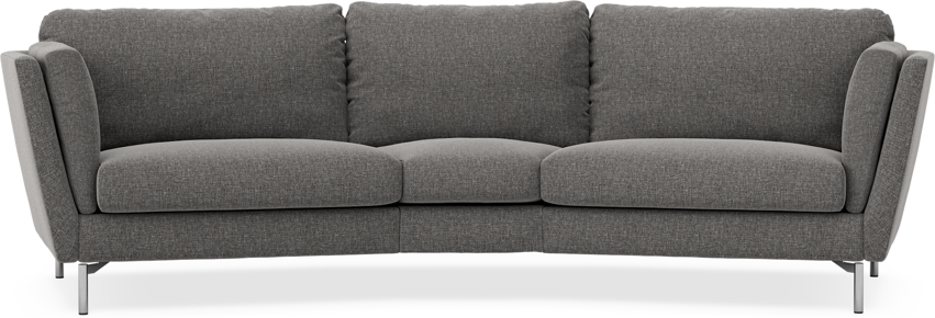 Madison - 3-sits soffa svängd, 90 cm - Brun