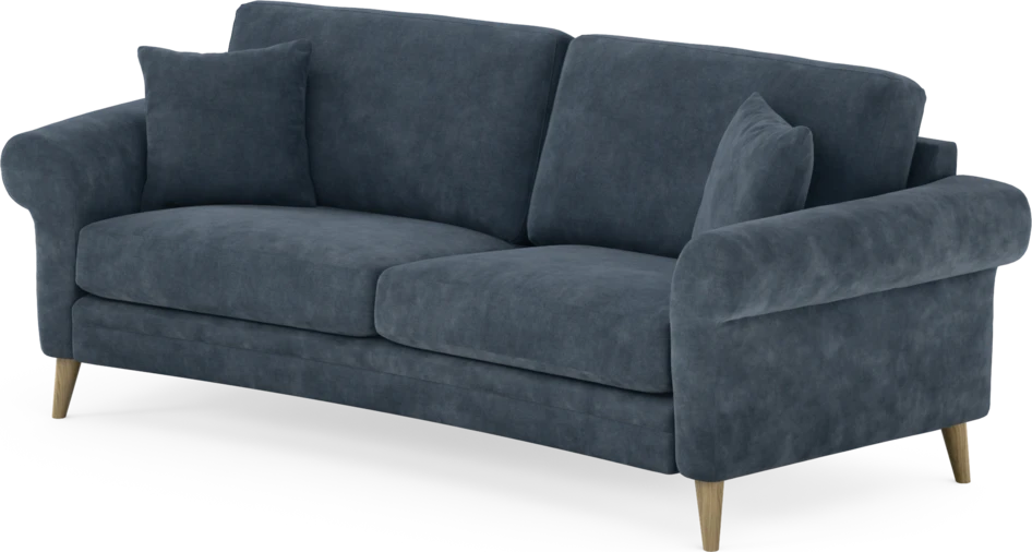 Eden - 2,5-sits soffa svängd - Blå
