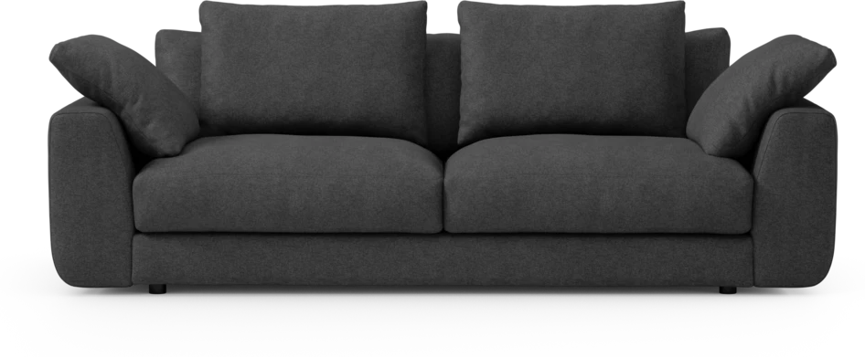 Amie - 3-sits soffa - Svart