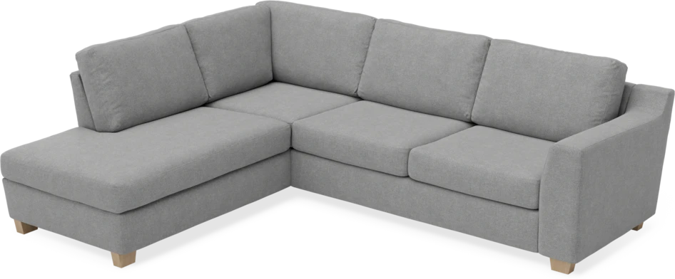Friday - 2,5-sits soffa med divan vänster - Grå