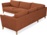Winston - Hörnsoffa, 3+2-sits - Orange