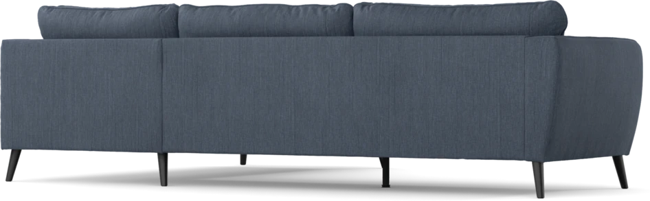 County - 2,5-sits soffa med divan höger - Blå