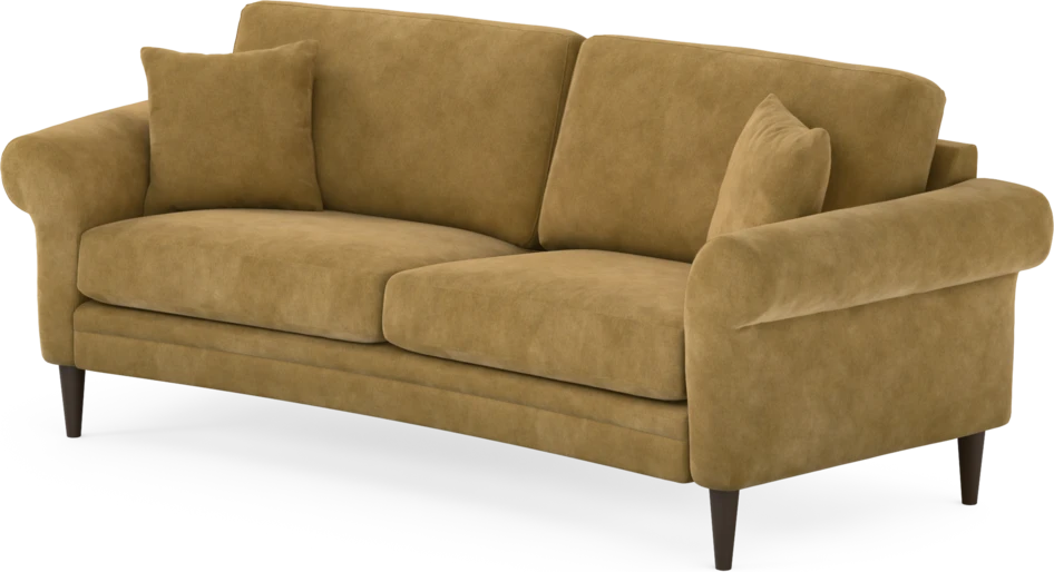 Eden - 2,5-sits soffa svängd - Gul