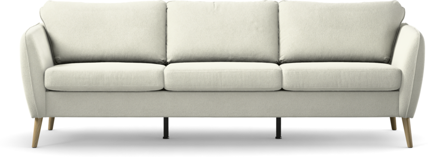 County - 3-sits soffa - Vit