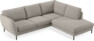 Madison - 2-sits soffa med divan höger - Beige
