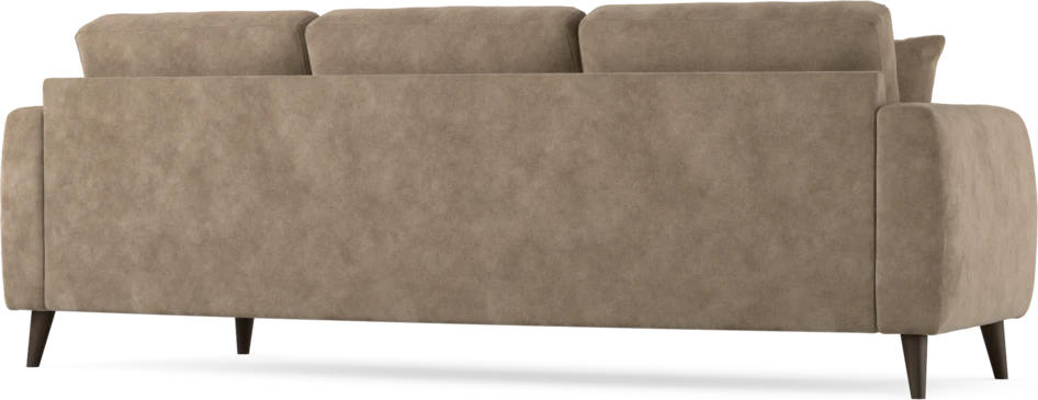 Eden - 3-sits soffa svängd - Beige