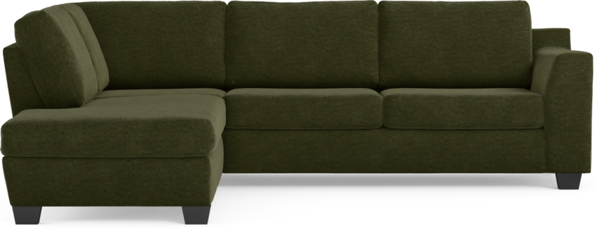 Friday - 2,5-sits soffa med divan vänster - Grön