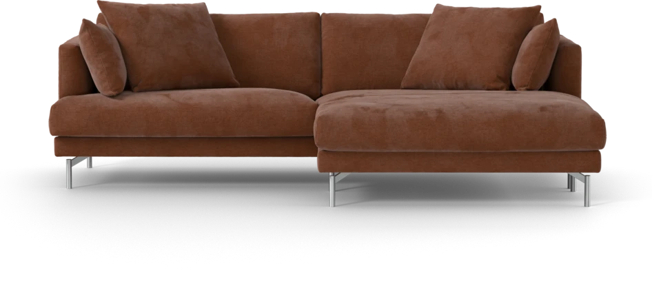 Harper - 4-sits med schäslong XL höger - Orange