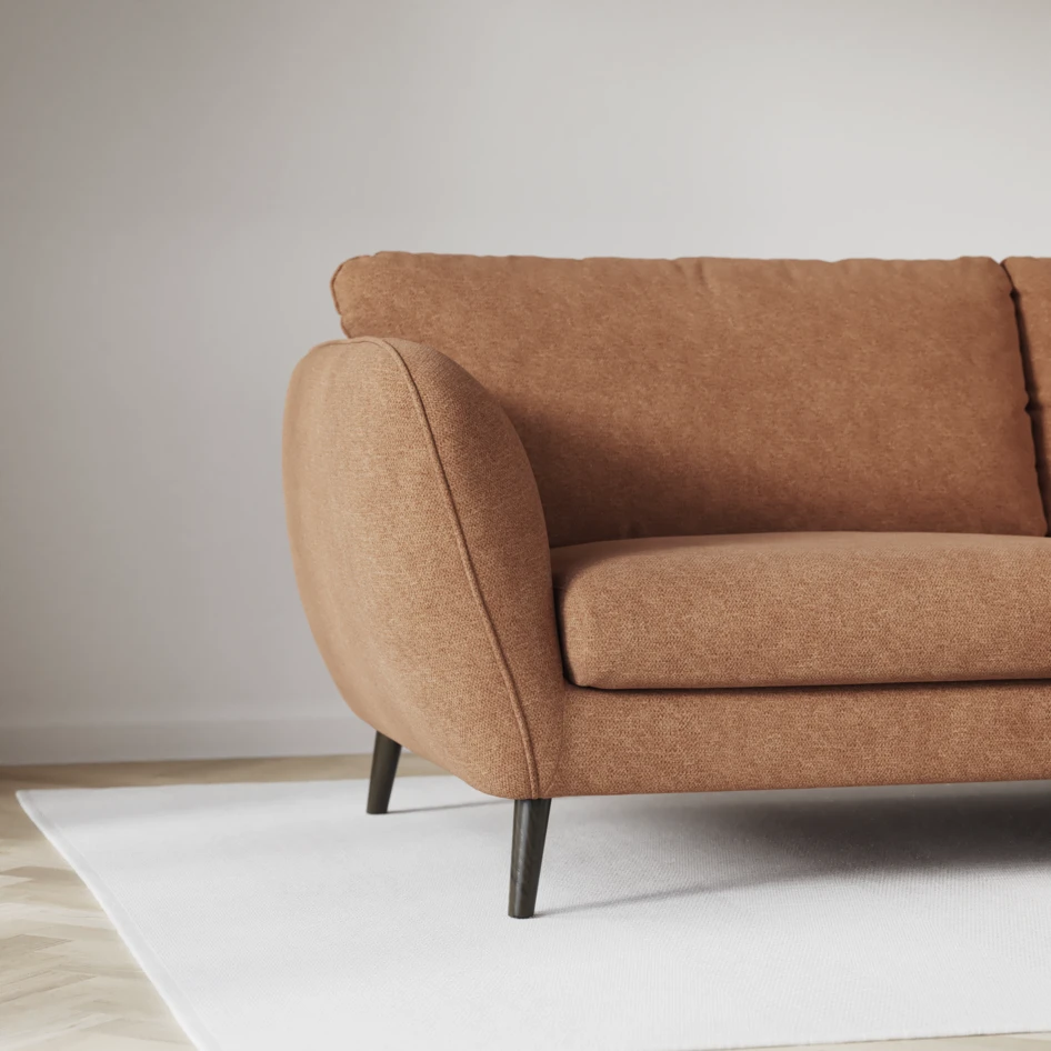 Madison Lux - Hörnsoffa 2+3-sits, hörn 2 - Orange