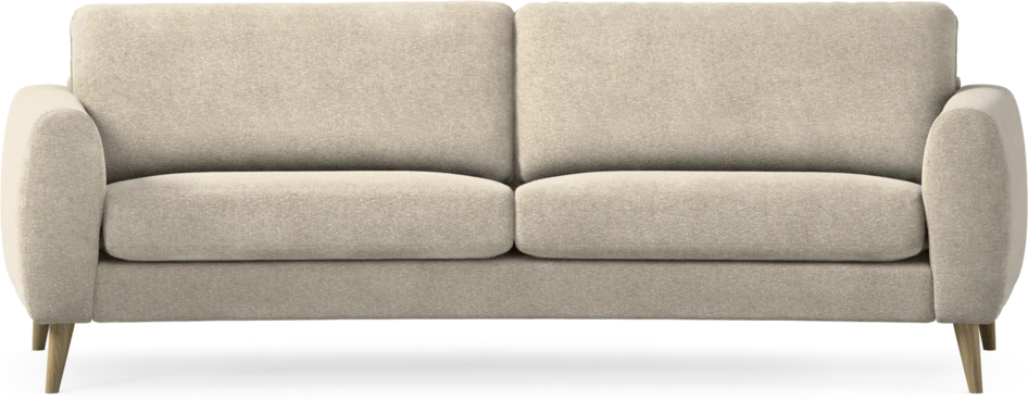 Bridge - 3-sits soffa svängd - Beige