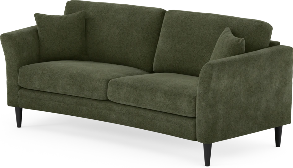 Eden - 2,5-sits soffa svängd - Grön