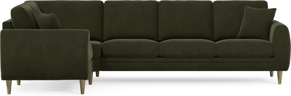 Eden - Hörnsoffa, 1+3-sits - Grön